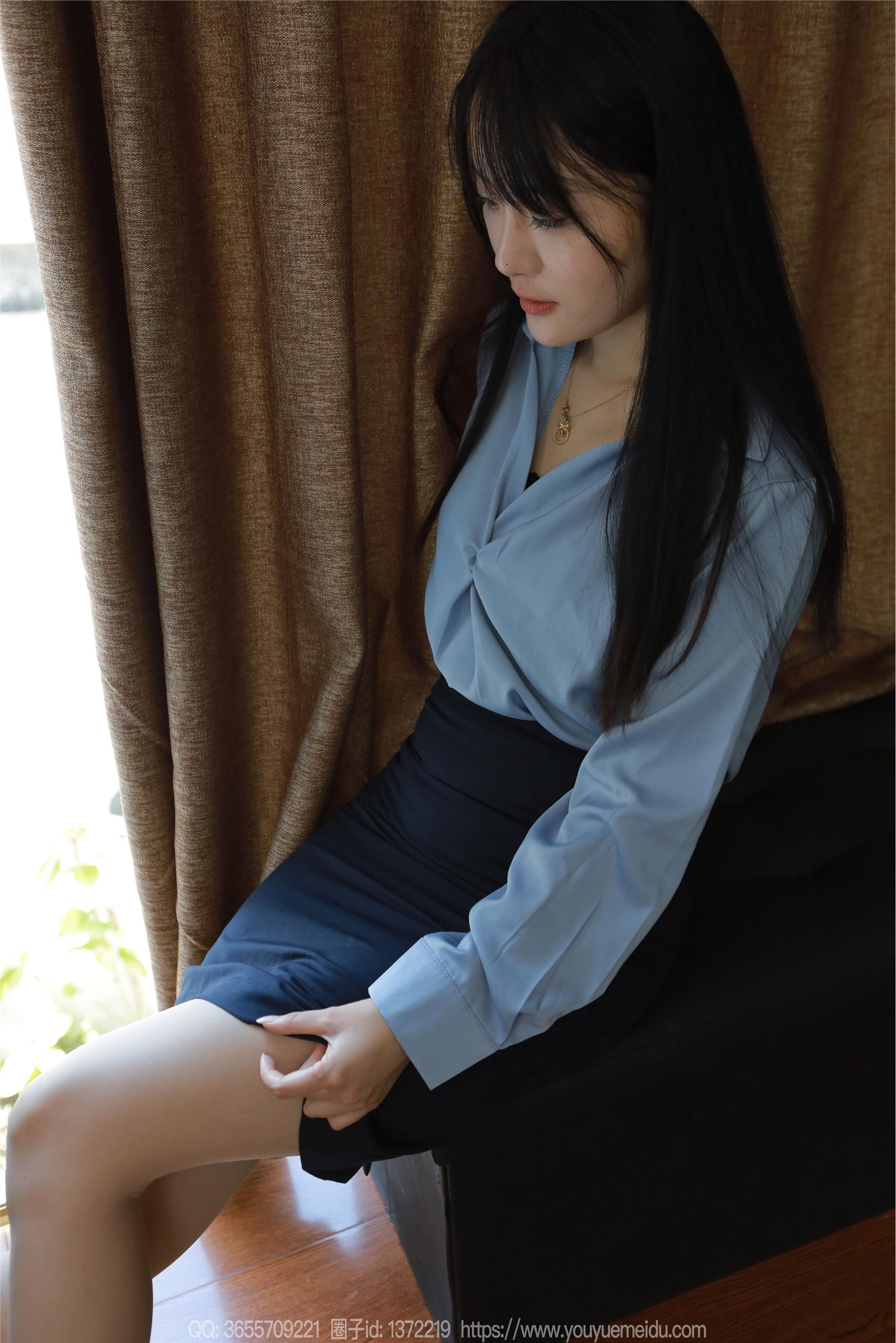 IESS异思趣向  2024.09.04 丝享家 1837 婉萍《蓝色衬衣》